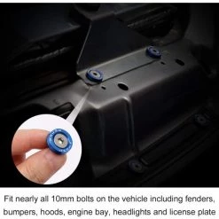 ASUPERMALL 10 Stuck Billet Aluminium Stoßstange Stoßstangen Unterlegscheiben 8 Farben Titan Farbe Optional -Anhänger & Zubehör Verkäufe 31783960 5