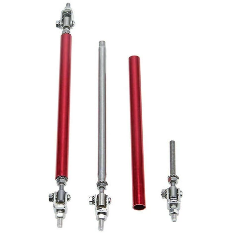 ASUPERMALL Stahl Modifizierte Stoßstange Vorne Feste Backenhalterung Modifiziert Rot 1 Paar 150mm 2 ASUPERMALL Stahl Modifizierte Stoßstange Vorne Feste Backenhalterung Modifiziert Rot 1 Paar 150mm – Bild 2
