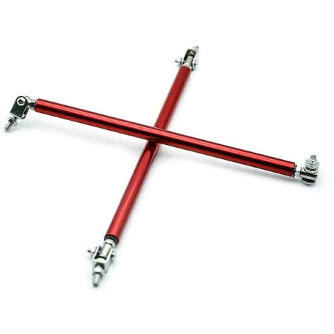 ASUPERMALL Stahl Modifizierte Stoßstange Vorne Feste Backenhalterung Modifiziert Rot 1 Paar 150mm 5 ASUPERMALL Stahl Modifizierte Stoßstange Vorne Feste Backenhalterung Modifiziert Rot 1 Paar 150mm – Bild 5