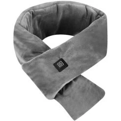 ASUPERMALL Warmer Winterschal Unisex USB, Der Grau Aufladt