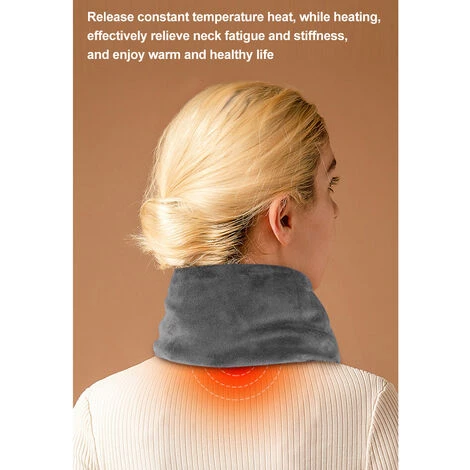 ASUPERMALL Warmer Winterschal Unisex USB, Der Grau Aufladt 2 ASUPERMALL Warmer Winterschal Unisex USB, Der Grau Aufladt – Bild 2