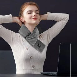 ASUPERMALL Warmer Winterschal Unisex USB, Der Grau Aufladt 9 ASUPERMALL Warmer Winterschal Unisex USB, Der Grau Aufladt -Anhänger & Zubehör Verkäufe 32013837 5