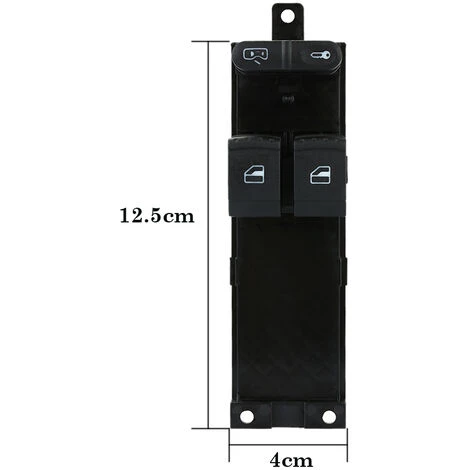 ASUPERMALL Fensterheberschalter Und Hauptfensterschalter Fur Volkswagen Golf MK4 2 Turer 99-07 2 ASUPERMALL Fensterheberschalter Und Hauptfensterschalter Fur Volkswagen Golf MK4 2 Turer 99-07 – Bild 2