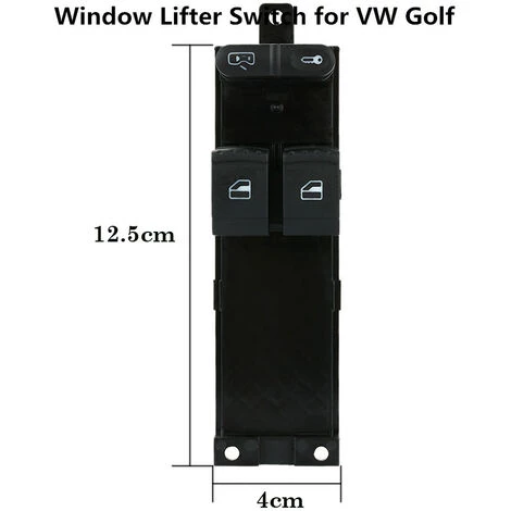 ASUPERMALL Fensterheberschalter Und Hauptfensterschalter Fur Volkswagen Golf MK4 2 Turer 99-07 3 ASUPERMALL Fensterheberschalter Und Hauptfensterschalter Fur Volkswagen Golf MK4 2 Turer 99-07 – Bild 3