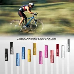 ASUPERMALL Lixada 10pcs 4mm / 5mm Radsport Schaltwerk Schaltbremse Drahtkabel Kappe Schaltkabelgehause Ferrules Tube Tops Ersatzset Aluminiumlegierung -Anhänger & Zubehör Verkäufe 32024007 5