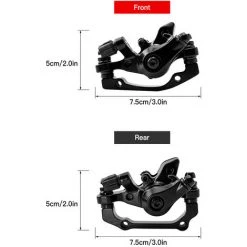 ASUPERMALL Fahrradsattel Set Vorderrad Hinten Fahrrad Scheibenbremsen Kit Metall MTB Rennrad Cyling Fahrradteile -Anhänger & Zubehör Verkäufe 32042068 4