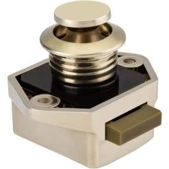 10PCS Mini Druckknopf Schubladenschrank Türschloss Wohnwagen Wohnmobil Nickel Bootsverriegelungsknopf SOEKAVIA -Anhänger & Zubehör Verkäufe 33159861 3