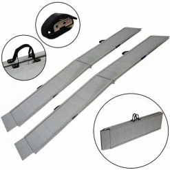 Anhänger & Zubehör Verkäufe 32 BAUMARKTPLUS 2x TrutzHolm® Alu Auffahrrampe Verladerampe Rampe Klappbar Extra Lang 3,05 M 900 Kg Traglast