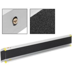 ECD Germany Auffahrrampe 2er Set Mit Antirutsch-Belag, 122 - 215 Cm, Aus Aluminium, Bis 270 Kg, Klappbar, Für Treppe Und Hindernissen, Rollstuhlrampe Laderampe Teleskoprampe Rampe Auffahrschiene Ladeschiene -Anhänger & Zubehör Verkäufe 34509974 4