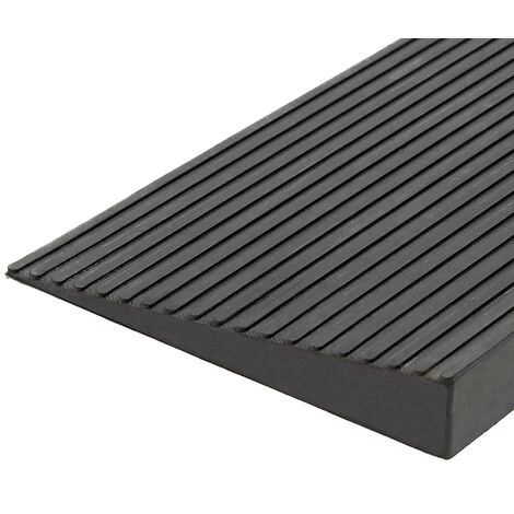 WILTEC Türschwellenrampe 12 Mm X 1000 Mm Mit Klebefolie, Schwarz, Rampe Mit Hoher Traglast 2 WILTEC Türschwellenrampe 12 Mm X 1000 Mm Mit Klebefolie, Schwarz, Rampe Mit Hoher Traglast – Bild 2