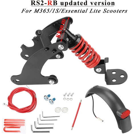 ASUPERMALL Stoßdampfer Hinten Fur Roller Hinten Federstoßdampfer Ersatzzubehor Kompatibel Mit M365/1S/Essential Lite Elektrorollern,Modell:Passend Fur M365 1S Essential Lite Rot 2 ASUPERMALL Stoßdampfer Hinten Fur Roller Hinten Federstoßdampfer Ersatzzubehor Kompatibel Mit M365/1S/Essential Lite Elektrorollern,Modell:Passend Fur M365 1S Essential Lite Rot – Bild 2