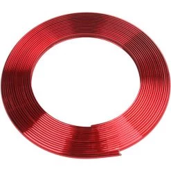 ASUPERMALL 8 Meter Roller Korper Antikollisionsstreifen Elektroroller Stoßstange Schutzstreifen Skateboard Zierstreifen Ersatz Fur Xiaomi M365,Modell: Rot