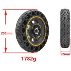 ASUPERMALL G30 Elektroroller 10-Zoll-Waben-Vollreifen 10-Zoll-Vollreifen 10-Zoll-Gummi-Vollreifen Waben-Stoßdampferreifen -Anhänger & Zubehör Verkäufe 36383487 3