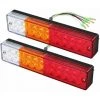 THSINDE 2 X LED Rücklichter Rücklichter Bremsblinker Licht 40 LED Rücklicht Univesel 12V Für Trailer Truck Caravan UV Boat Wohnmobil