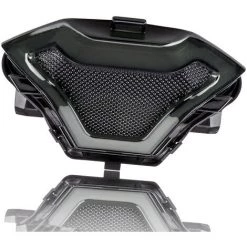 HAPPYSHOPPING LED Rücklicht Motorrad Bremslicht Rücklicht Mit LED Blinker Ersatz Für Yamaha YZF R3 R25 Y15ZR MT07 FZ07 LC150,Grau