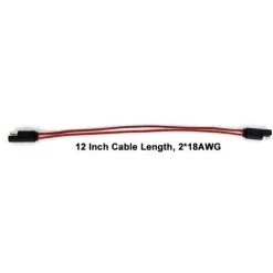 HAPPYSHOPPING 2-poliger Anhängeranschlussstecker Anhängerbeleuchtung Kabelbaum Flachstecker Verlängerungskabel 18*2AWG Drahtanschluss,AC-Farb -Anhänger & Zubehör Verkäufe 36696436 3