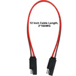 HAPPYSHOPPING 2-poliger Anhängeranschlussstecker Anhängerbeleuchtung Kabelbaum Flachstecker Verlängerungskabel 18*2AWG Drahtanschluss,AC-Farb -Anhänger & Zubehör Verkäufe 36696436 4