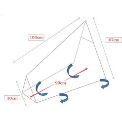 MOHOO Graue Schutzhülle Für Quadratischen Wohnwagen Regendicht -Anhänger & Zubehör Verkäufe 36862350 3