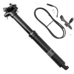 ASUPERMALL Mountainbike-Sattelstutze 30,9 Mm / 31,6 Mm Mit Hohenverstellbarer Hydraulischer MTB-Sattelstutze, Gesteuert Durch Internes Remote-Kabel Interne Kabelfuhrung Fahrrad-Sattelstutze, Modell: 30,9 X 345 Mm