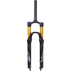 ZTTO Mountainbike Vorderradgabel Fahrrad Stoßdampfer Vorderradgabel 26 Zoll / 27,5 Zoll / 29 Zoll Doppelkammer Stoßdampfer Vorderradgabel Fahrrad Vorderradaufhangung, Modell: 26 Zoll