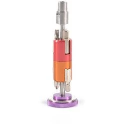 SRWRN Fahrradreparaturwerkzeuge Hollow Central Axial Disc T25 Tragbarer Hiddens Inbusschlusselsatz, Modell: Lila