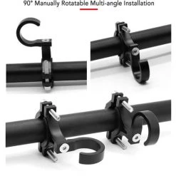 YSANAM Universal Fahrradhaken Motorradhaken Krallentasche Multifunktionaler Helmhaken Aluminiumlegierung Fahrradhakenhaken, Muster: Schwarz -Anhänger & Zubehör Verkäufe 37031822 3