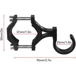 YSANAM Universal Fahrradhaken Motorradhaken Krallentasche Multifunktionaler Helmhaken Aluminiumlegierung Fahrradhakenhaken, Muster: Schwarz -Anhänger & Zubehör Verkäufe 37031822 4