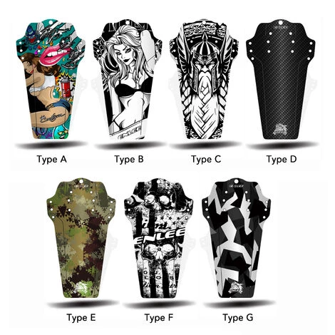 ENLEE Fahrrad Schutzblech Set Mountainbike Schutzbleche Vorder- Und Hinterrad Schutzbleche Regenblech Zum Radfahren Mit Befestigungsgurten Fahrradzubehor, Modell: A 3 ENLEE Fahrrad Schutzblech Set Mountainbike Schutzbleche Vorder- Und Hinterrad Schutzbleche Regenblech Zum Radfahren Mit Befestigungsgurten Fahrradzubehor, Modell: A – Bild 3