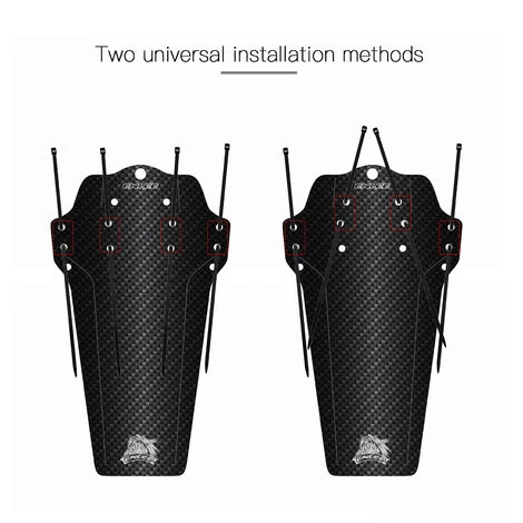 ENLEE Fahrrad Schutzblech Set Mountainbike Schutzbleche Vorder- Und Hinterrad Schutzbleche Regenblech Zum Radfahren Mit Befestigungsgurten Fahrradzubehor, Modell: A 5 ENLEE Fahrrad Schutzblech Set Mountainbike Schutzbleche Vorder- Und Hinterrad Schutzbleche Regenblech Zum Radfahren Mit Befestigungsgurten Fahrradzubehor, Modell: A – Bild 5