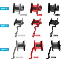 CYCLINGBOX Handyhalter Aus Aluminiumlegierung Mit Erhohtem Verstarkungsbugel. Ruckspiegel Schwarz -Anhänger & Zubehör Verkäufe 37041880 3