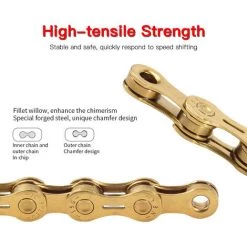ASUPERMALL 10/11-fach Fahrradkette Hollow Mountainbike 116 Glieder Rennradkette, Modell: 10-fach -Anhänger & Zubehör Verkäufe 37042537 4