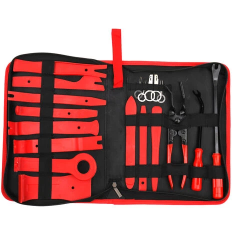ASUPERMALL 19 Stucke Auto Auto Audio Radio Innenturverkleidung DIY Kunststoff Abriss Installation Hebelwerkzeug Reparatur Handwerkzeuge Kit Schraubendreher Schlussel Zangen Entferner 1 ASUPERMALL 19 Stucke Auto Auto Audio Radio Innenturverkleidung DIY Kunststoff Abriss Installation Hebelwerkzeug Reparatur Handwerkzeuge Kit Schraubendreher Schlussel Zangen Entferner