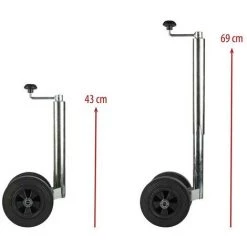 CALIMA Doppelstützrad, Stützlast 150 Kg -Anhänger & Zubehör Verkäufe 37767275 4