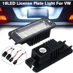 MAEREX Paar 18LED Kennzeichenbeleuchtung Leuchte 12V Für VW Golf 4 5 6 7 6R Passat B6