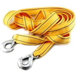 HAPPYSHOPPING Abschleppseil Mit Haken Auto-Fahrzeug-Bergungsseil-Anhänger-Seil 11,023 Lbs Kapazität Heavy Duty Abschleppseil Für Pkw-LKW-SUV,4m,Gelb