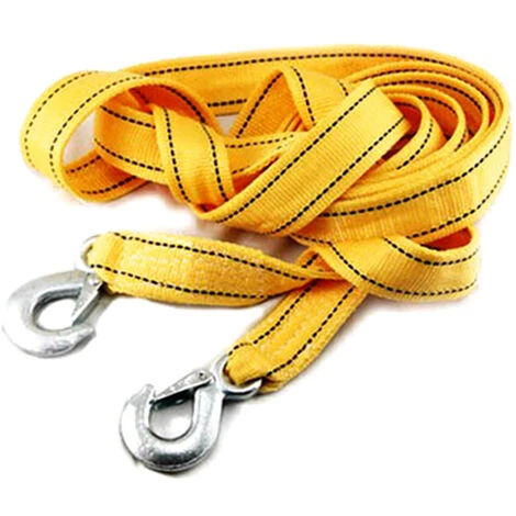 HAPPYSHOPPING Abschleppseil Mit Haken Auto-Fahrzeug-Bergungsseil-Anhänger-Seil 11,023 Lbs Kapazität Heavy Duty Abschleppseil Für Pkw-LKW-SUV,4m,Gelb 1 HAPPYSHOPPING Abschleppseil Mit Haken Auto-Fahrzeug-Bergungsseil-Anhänger-Seil 11,023 Lbs Kapazität Heavy Duty Abschleppseil Für Pkw-LKW-SUV,4m,Gelb