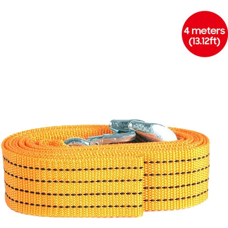 ASUPERMALL Nylon-Abschleppseil Vielseitige Abschleppseile Abschleppgurt Auto-Abschleppseil Mit Haken 4 Meter 3 ASUPERMALL Nylon-Abschleppseil Vielseitige Abschleppseile Abschleppgurt Auto-Abschleppseil Mit Haken 4 Meter – Bild 3