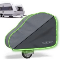 Tarpofix® Deichselhaube Abdeckhaube Mit Doppelt Klickverschluss - Extra Große & Wasserfeste Deichselabdeckung - Anhänger & Wohnwagen Deichselschutzhülle - Deichselabdeckhaube