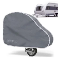Tarpofix® Deichselhaube Abdeckhaube Mit Doppelt Klickverschluss - Extra Große & Wasserfeste Deichselabdeckung - Anhänger & Wohnwagen Deichselschutzhülle - Deichselabdeckhaube