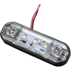 MANTA 3 LED Seitenmarkierungsleuchte Anhänger LKW Bus LKW Van Wasserdicht 12V / 24V 3 Farben (Weiß) -Anhänger & Zubehör Verkäufe 40343097 4