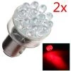 MANTA 2 Stk. 2057 1157 ROT 12-LED BREMS / BLINKER / RüCKLICHT GLüHBIRNE F1 NEU Farbe: Weiß / Rot