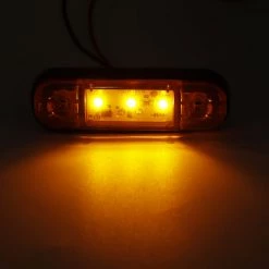 MANTA 3 LED Seitenmarkierungsleuchte Anhänger LKW Bus LKW Van Wasserdicht 12V / 24V 3 Farben (Gelb) -Anhänger & Zubehör Verkäufe 40357748 5