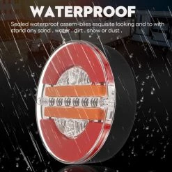 MANTA 2x 24V LED Hamburger Hintere Sequentielle Rücklichter Dynamische Blinker LKW Lampe -Anhänger & Zubehör Verkäufe 40357902 4