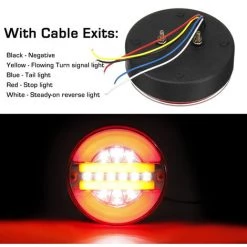 MANTA 2x 24V LED Hamburger Hintere Sequentielle Rücklichter Dynamische Blinker LKW Lampe -Anhänger & Zubehör Verkäufe 40357902 5
