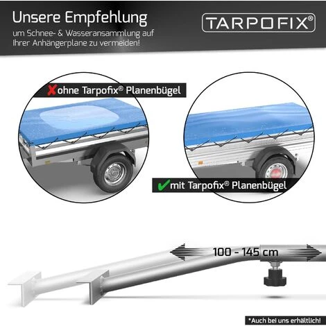 Tarpofix® Anhängerplane 212 X 123 X 7,5 Cm Inkl. Planenseil - Randverstärkte PKW Anhänger Flachplane Abdeckplane - U.a. Passend Für Brenderup Kippi 200 & 1205 Modelle 5 Tarpofix® Anhängerplane 212 X 123 X 7,5 Cm Inkl. Planenseil - Randverstärkte PKW Anhänger Flachplane Abdeckplane - U.a. Passend Für Brenderup Kippi 200 & 1205 Modelle – Bild 5