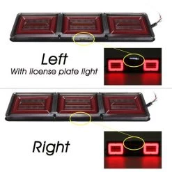 MAEREX 2 Stücke Anhänger LKW Wohnwagen Boot Auto Led Tail Stop Rücklicht 24V Wasserdichte Lenkung Bremse Rückfahrverkehr Nebelscheinwerfer -Anhänger & Zubehör Verkäufe 41016408 4