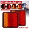 MAEREX 2 Stücke 12 V 24 V 10 LED Auto Lkw Rücklicht Rücklicht Bremslicht Bremsanzeige Signallampe Bootsanhänger Wohnwagen Van Lkw