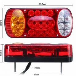 MAEREX 2 STüCKE 12V 32 LED Rückbremsleuchte Hintere Bremskontrollleuchte Lampe LKW Anhänger Wohnwagen -Anhänger & Zubehör Verkäufe 41022364 4