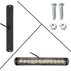 MAEREX DC 12V 12LED Auto LKW Anhänger LED Mini Seitenmarkierungsleuchten Lampe Für Anhänger LKW Gelb -Anhänger & Zubehör Verkäufe 41029164 4