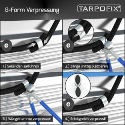 Tarpofix® Würgeklemmen Quetschhülsen Für Gummiseil & Expanderseil 8mm (10 Stk.) | Pressklemmen Für Anhänger Planenseil | Nichtrostende & Robuste Seilklemmen Presshülsen 8 Tarpofix® Würgeklemmen Quetschhülsen Für Gummiseil & Expanderseil 8mm (10 Stk.) | Pressklemmen Für Anhänger Planenseil | Nichtrostende & Robuste Seilklemmen Presshülsen -Anhänger & Zubehör Verkäufe 41552133 4